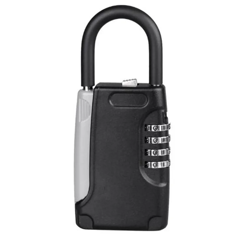 HFES металлический механический ящик для хранения ключей металлический крюк Тип пароль ключ Сейф-черный от AliExpress WW