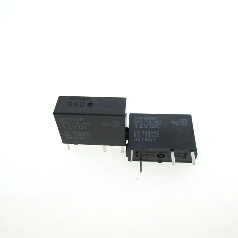 Горячая новинка 12В реле G6D 1A ASI постоянного тока 12VDC G6D1AASI DC12V 5A 250В переменного