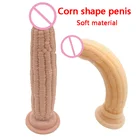 Огромный фаллоимитатор мягкий пенис с присоской интимные игрушки для женщин большая вилка Ана стимуляция точки G Массажер Женская мастурбация продукты