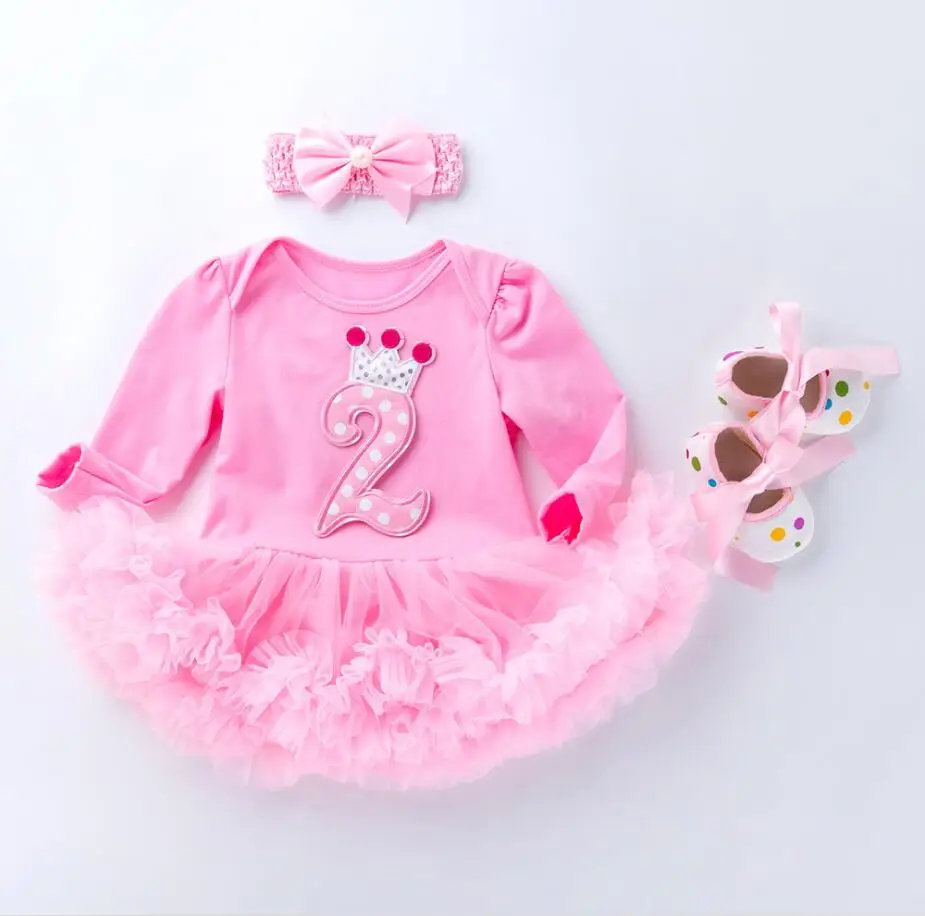 Небесно-голубой Комплект из 3 предметов, платье-пачка для девочек 1-2 лет на день рождения, нарядное платье-пачка для маленьких девочек, наряд для младенцев, повязка на голову для детей 0-24 месяцев - Цвет: Небесно-голубой