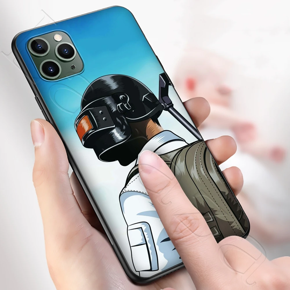 Lavaza PUBG Silicone Soft Case for iPhone 12 Mini 11 Pro XS Max XR X 8 7 6 6S Plus 5 5S SE | Мобильные телефоны и