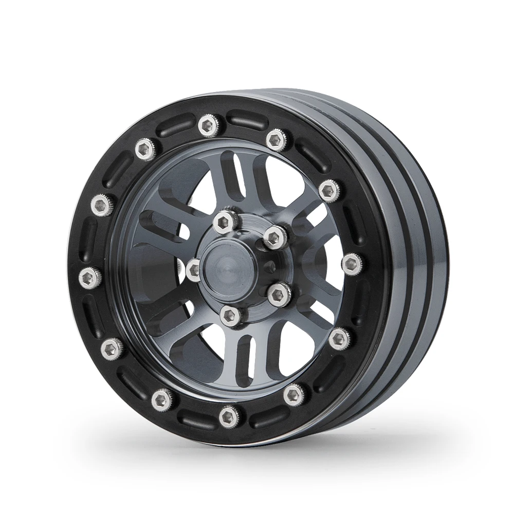 AXSPEED металлический сплав Beadlock Колесные диски 1 9 дюймов для SCX10 D90 1/10 RC Rock Crawler |