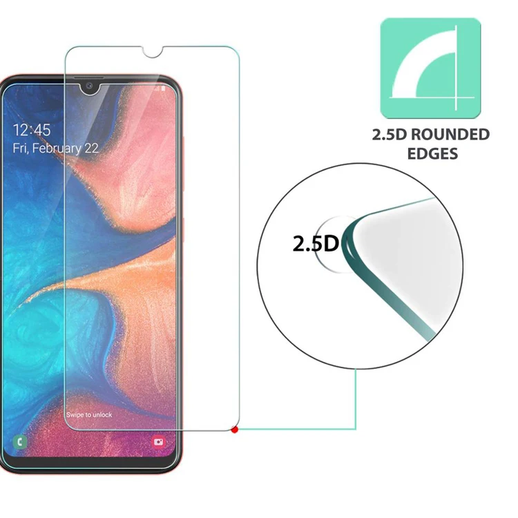 Закаленное стекло 2 в 1 для Samsung Galaxy A20 защита экрана объектив камеры A205 2019 набор на