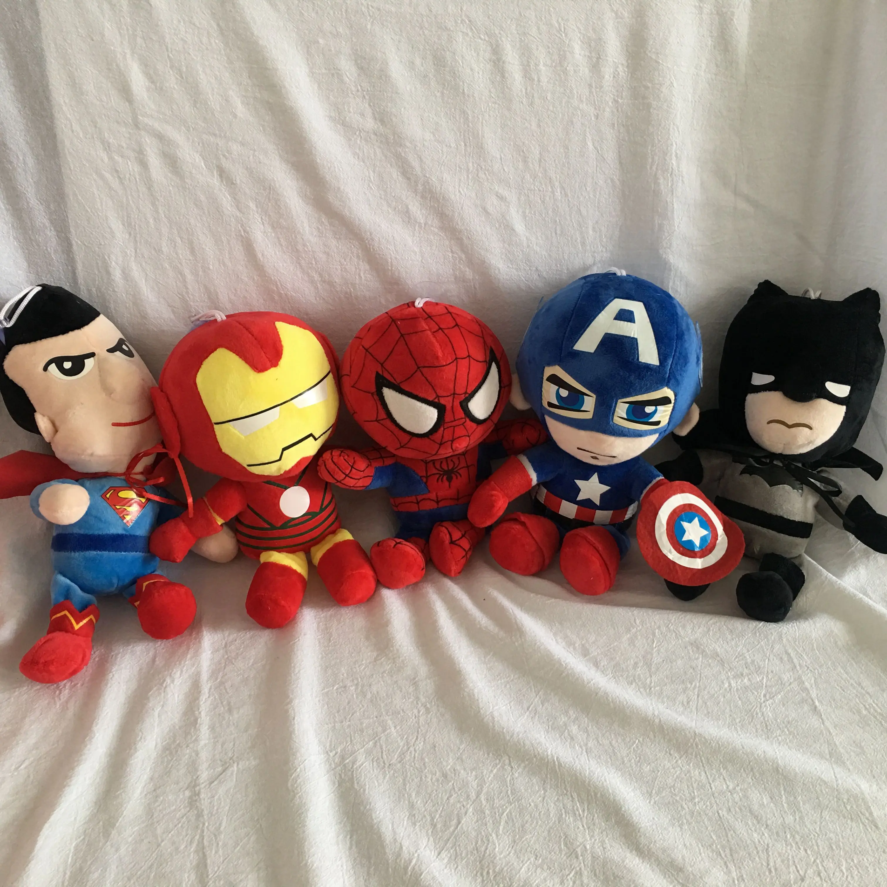 Marvel Мстители супер герой Капитан Америка Железный человек паук Бэтмен Мягкая Плюшевая Кукла