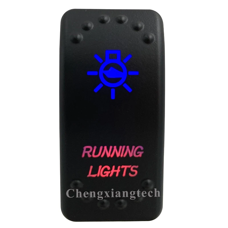 

Автомобиль Лодка Грузовик Rv автобус-On Off - Up синий и вниз красный светодиод-кулисный переключатель-ходовые огни-5 контактов-SPST-водонепроницаемый