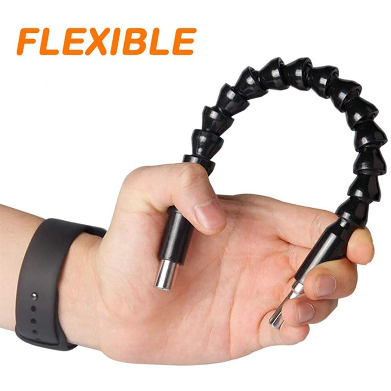 

Set of 6, Flexible Drill Bit Extension Kits, 11.8 Inch 9.8 Inch 7.8 Inch Flexible Screwdriver Shaft Driver Extender