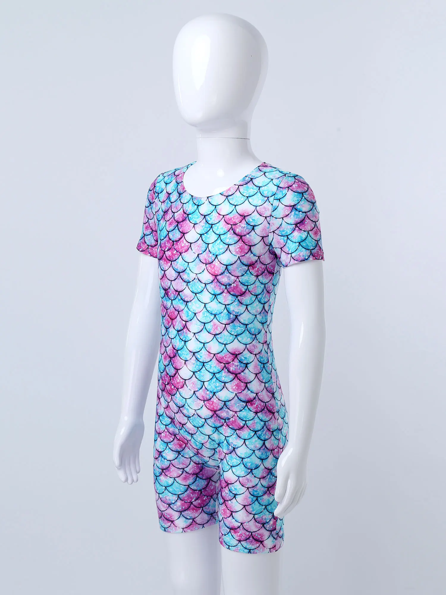 Одежда для маленьких девочек одежда занятий гимнастикой Русалка балетное трико