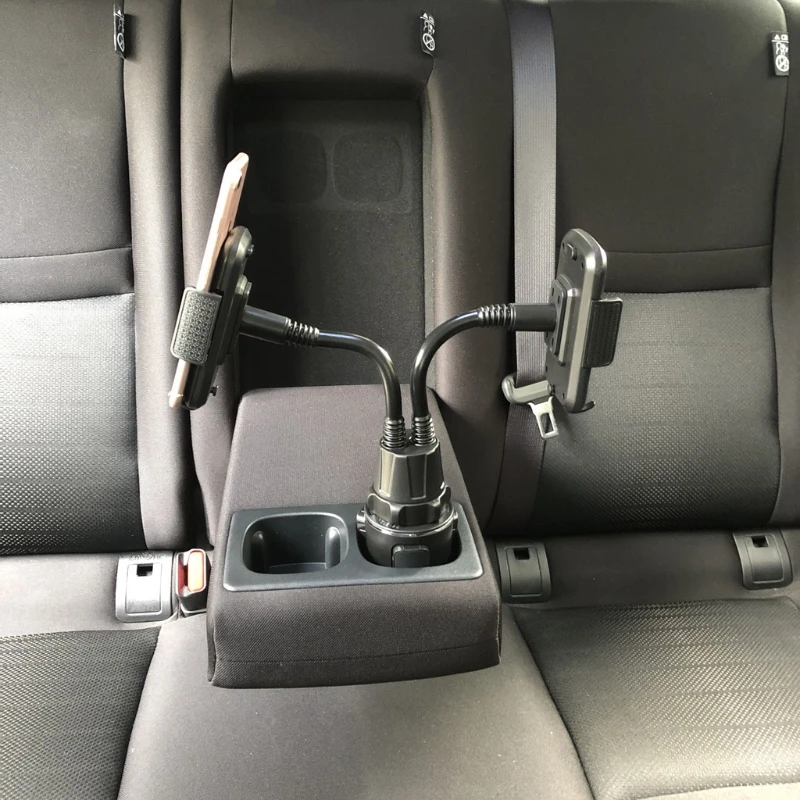 Автомобильный держатель для стакана 360 градусов из углеродного волокна с