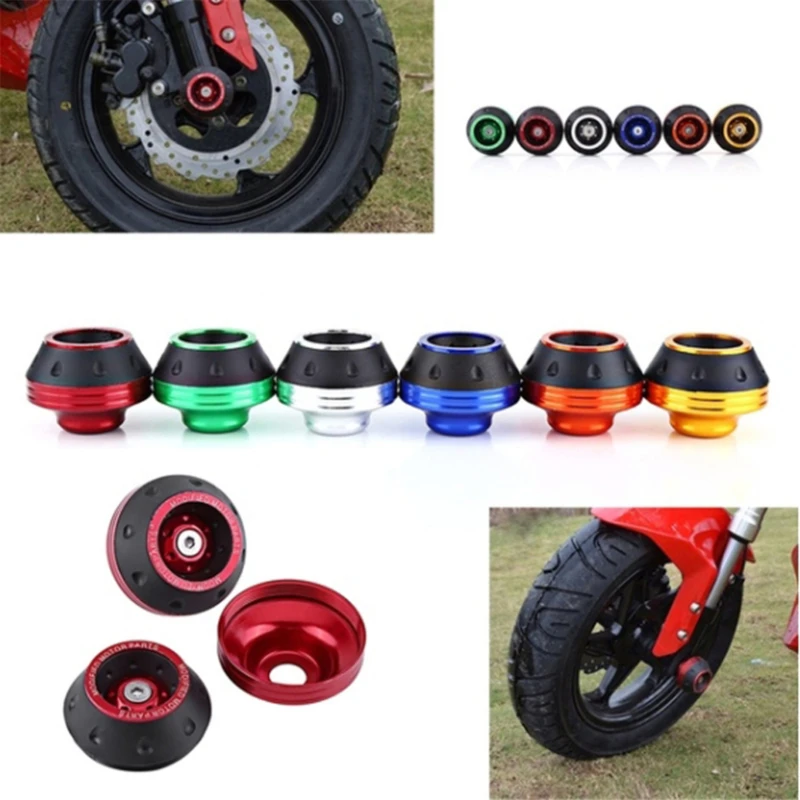 

2Pcs Wheel Protector Motorcycle Crash Protect Motocross Crash Pad Wheel Frame Slider Moto Wheel Protection Motorbike Crash Pads