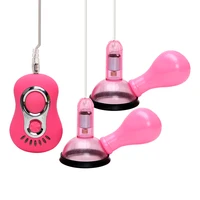 7 vibrator speed breast clitoris stimulator nipple pump massager vibrating nipple sucker sex toys for women