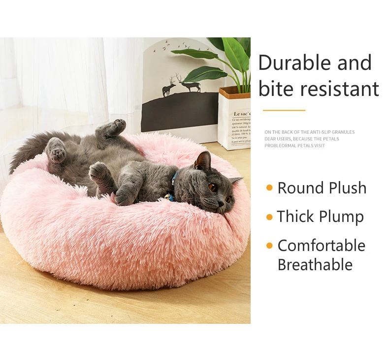 Плюшевая собачья будка для собак строительные моющиеся домики кровати сна