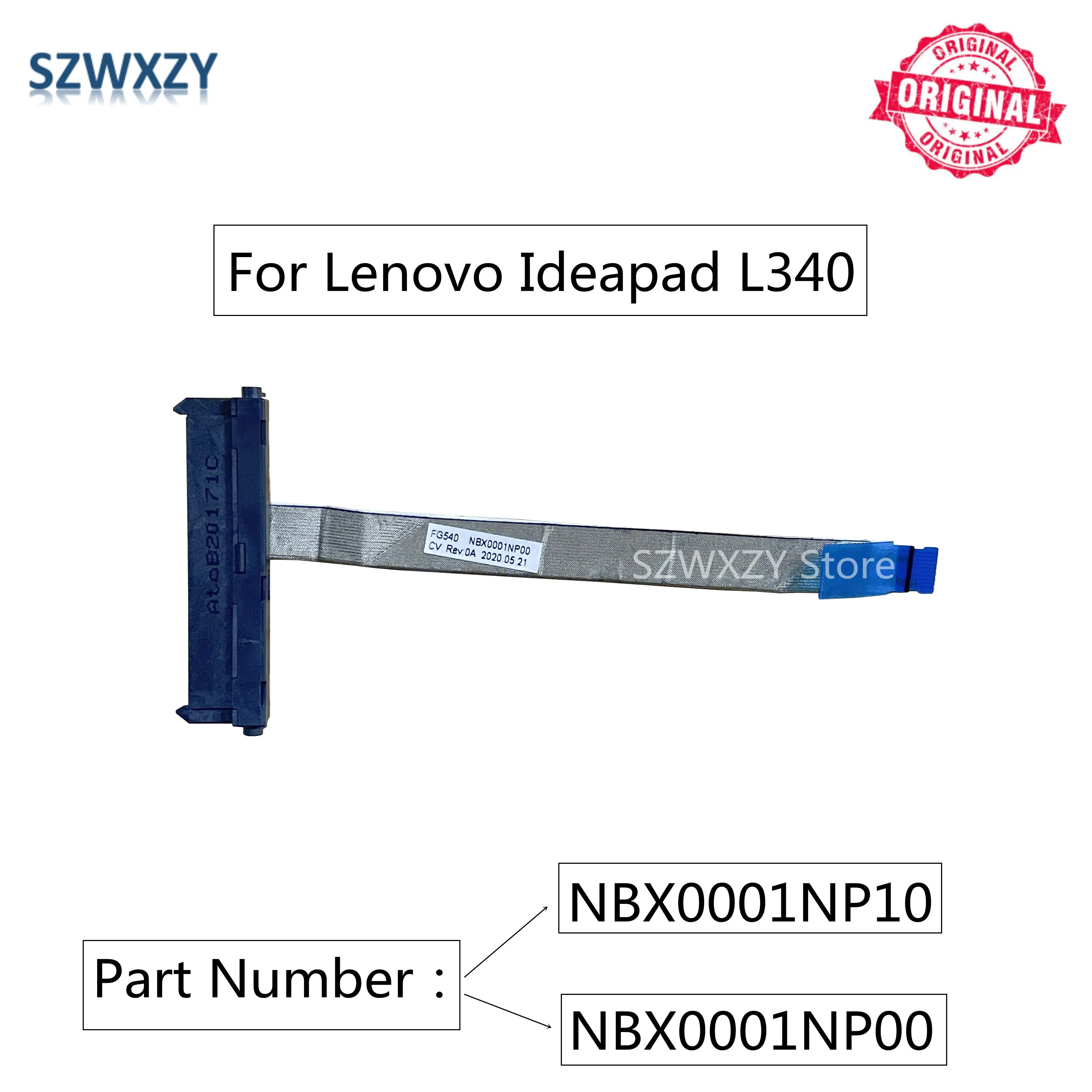 SZWXZY SATA HDD Caddy жесткий диск Соединительный кабель для Lenovo Ideapad L340-15IRH L340 L340C-15 NBX0001NP10