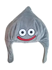 Дракон Квест смайлик слайм плюшевая кукла Серая шапка слайм Япония шляпа