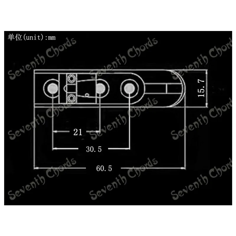 Набор из 4 отдельных мостовых сиденья для 4-струнных бас-гитар аксессуары 3 цвета