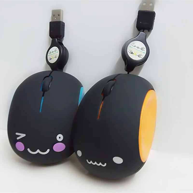 mini Computer Mouse Small Cute for Girls Cartoon USB Creative Wired Laptop Silent Mac Notebook 1200dpi | Компьютеры и офис