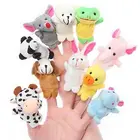 10 шт., плюшевые игрушки-куклы на палец