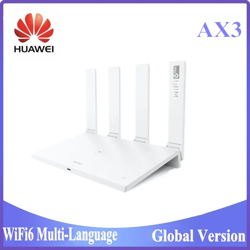 Huawei Wi-Fi AX3 Pro WS7200, четырехъядерный роутер 6 Plus, сетчатый Wi-Fi 6 System MU-MIMO, двухдиапазонный гигабитный беспроводной Интернет-роутер W