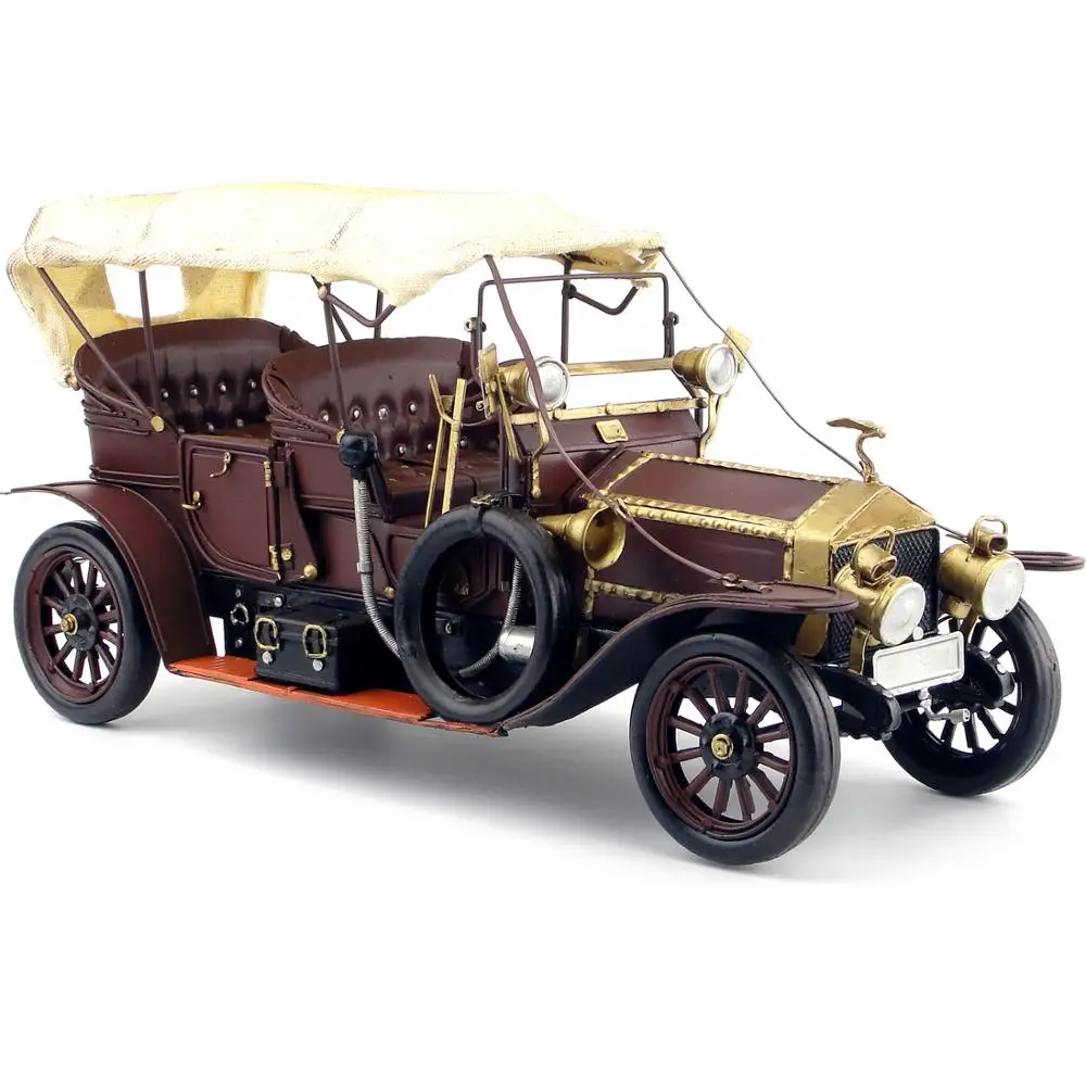 Античная классическая модель автомобиля Ретро винтажная кованая металлическая