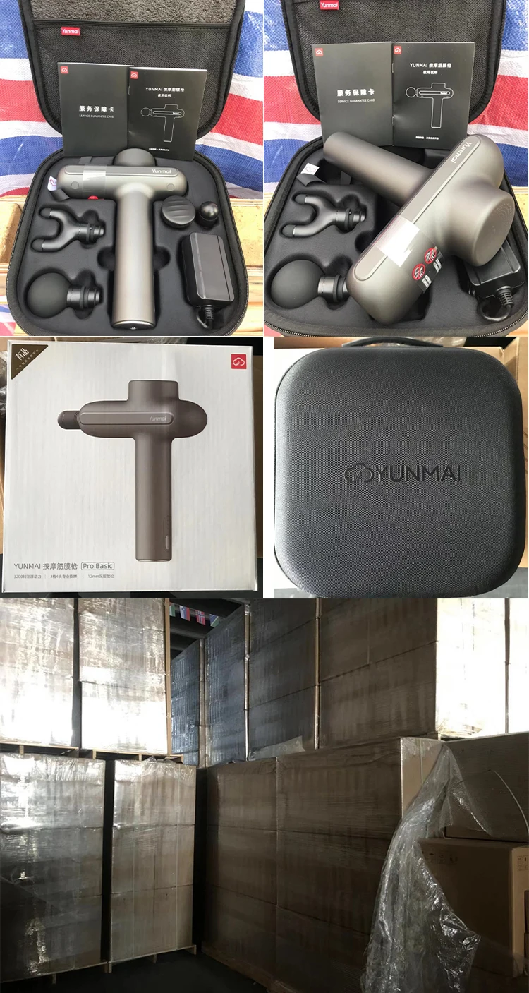 Xiaomi массажный пистолет, массажер для глубоких тканей, терапия, пистолет для упражнений, боль в мышцах, рельефная мышца, массажный пистолет