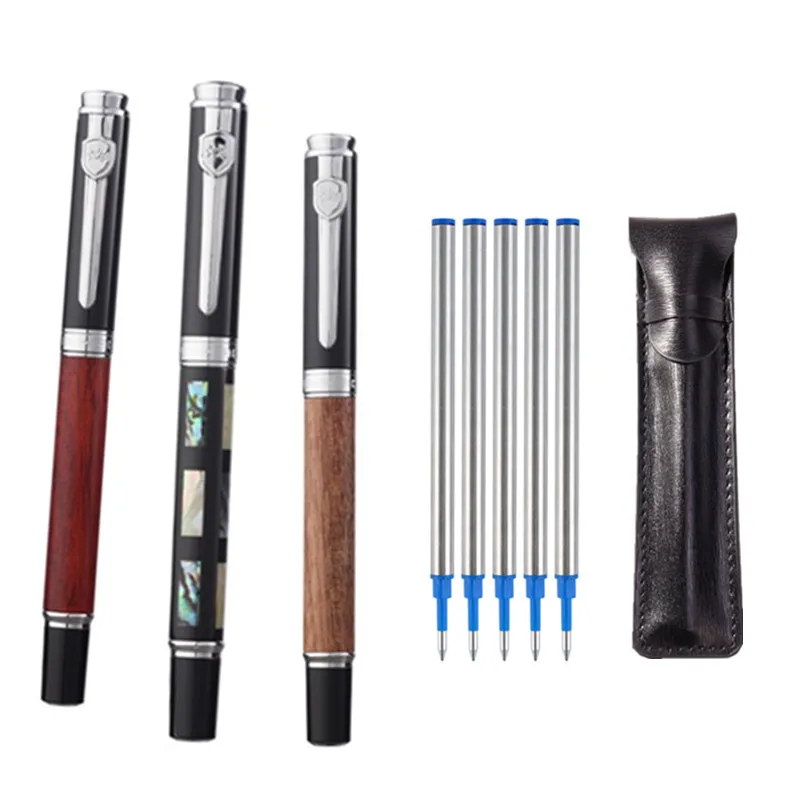 JINHAO 8802 подарочные шариковые ручки Новая мода палисандр орех дерево цвет