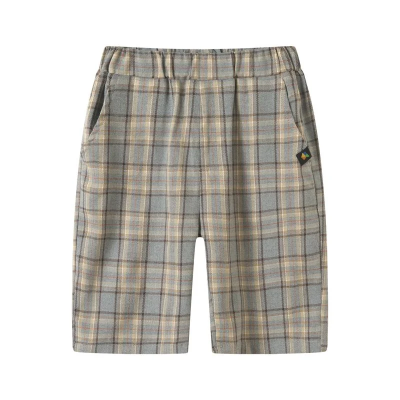 Pantalones cortos informales para ni&ntilde;os, ropa de verano, pantalones cortos holgados de cinco puntos con celos&iacute;a fina-4
