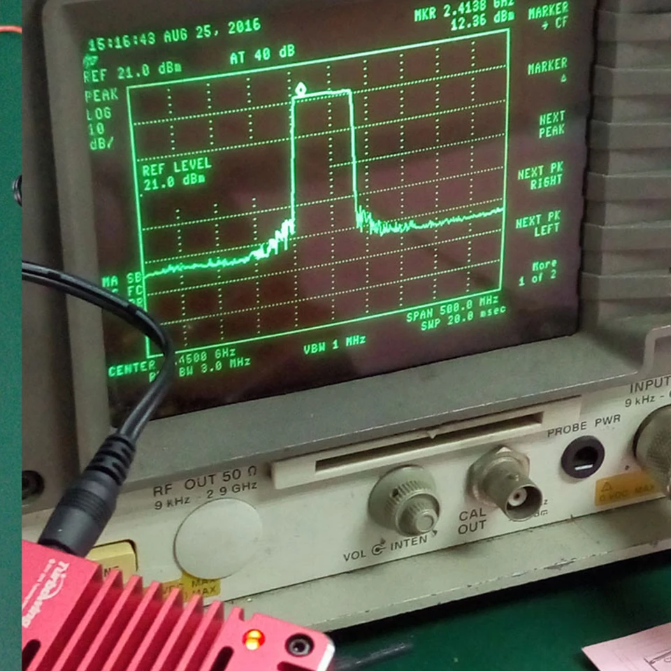Turboing 2,4G усилитель сигнала 4 Вт усилитель радиосигнала с дистанционным управлением 3-8 км 4000 МВт 6-16 В для приемопередатчика FPV