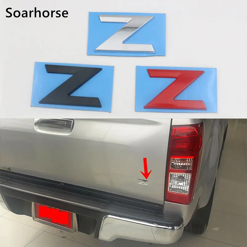

For ISUZU ALL NEW D-MAX 2020 Z Emblem Car Rear Trunk 3D Letter Nameplate Badge Car Logo Sticker Auto Decal OEM 8-97499021-0