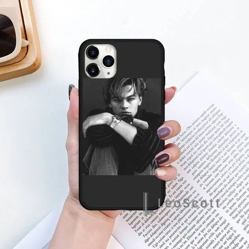 

cool Leonardo Dicaprio young Phone Case for iPhone 11 12 mini pro XS MAX 8 7 6 6S Plus X 5S SE 2020 XR