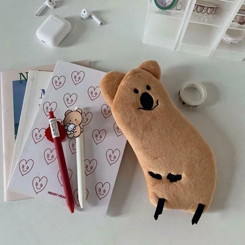 1 шт. Портативный для хранения с кавайным животным коала Мягкие Плюшевые Карандаш
