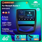 Автомагнитола для Renault Duster 1 2010-2015 1din Android, автомобильный радиоприемник, стерео, мультимедийный плеер, навигация GPS Carplay No 2din 2 Din DVD