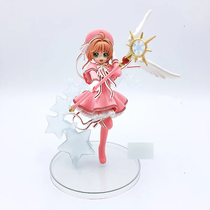Японская оригинальная Аниме Фигурка KINOMOTO SAKURA Card Captor Sakura фигурка Коллекционная модель игрушки brinquedos Рождественский подарок - Цвет: C