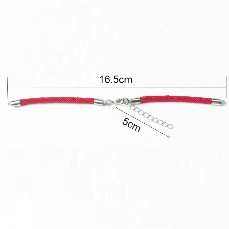 5PCS/Lot 3mm Black Red Rope Accessories Adjustable Link Chain for DIY Connectors Charms Bracelets Jewelry Making | Украшения и
