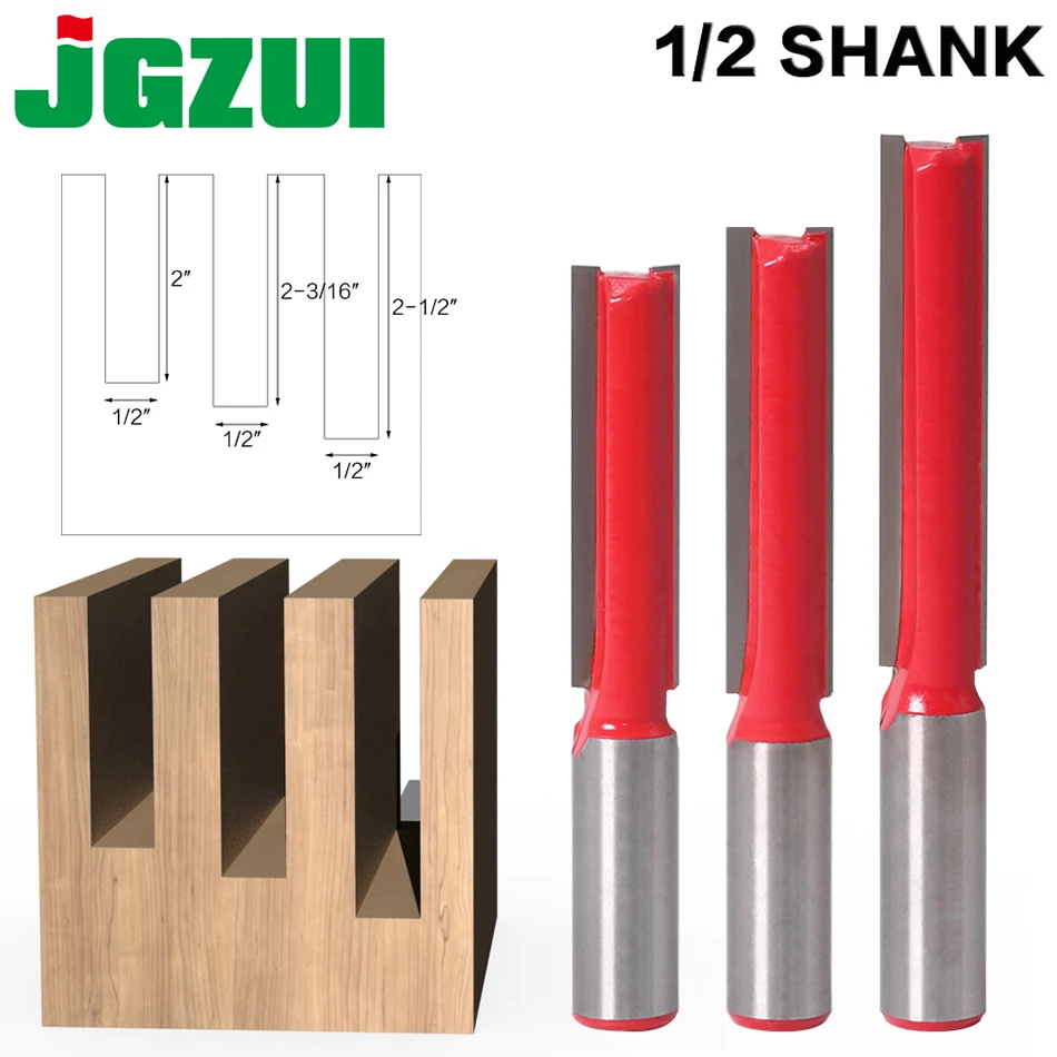 1 шт. прямые/Dado фрезы диаметр 1/2 дюйма. X 2-1/2 &quotДлина-1/2&quot хвостовик