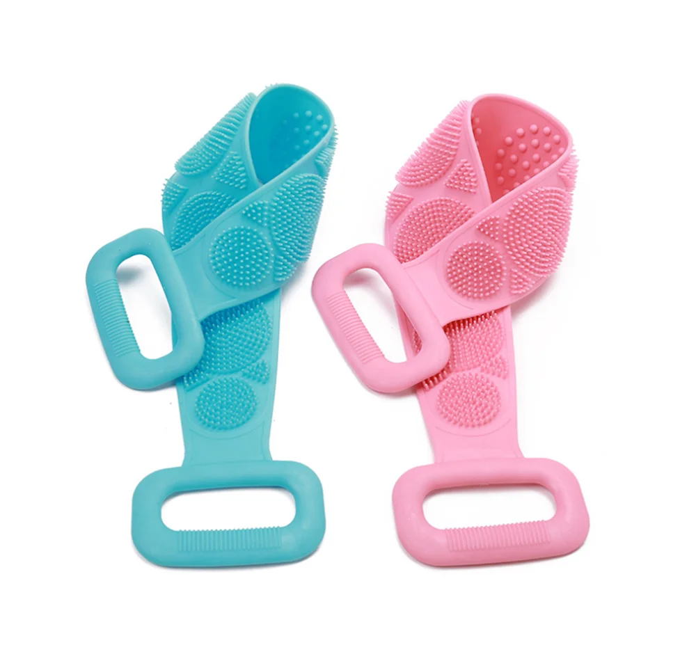 Силиконовая щетка для душа и ванны отшелушивающая тела из омертвевшей кожи