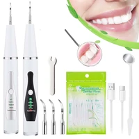 5 modes portable ultrasonic electric dental scaler usb whitening tooth calculus remover oral hygiene smoke stains tartar cleaner