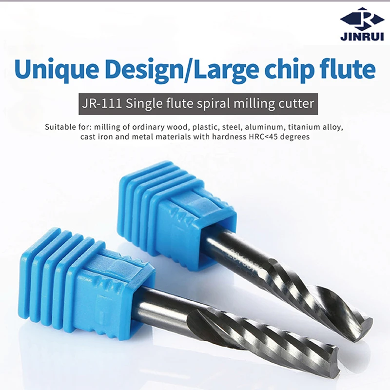 

Single-blade aluminum milling cutter, advertising engraving machine, special alloy tungsten steel end mill for aluminum plate