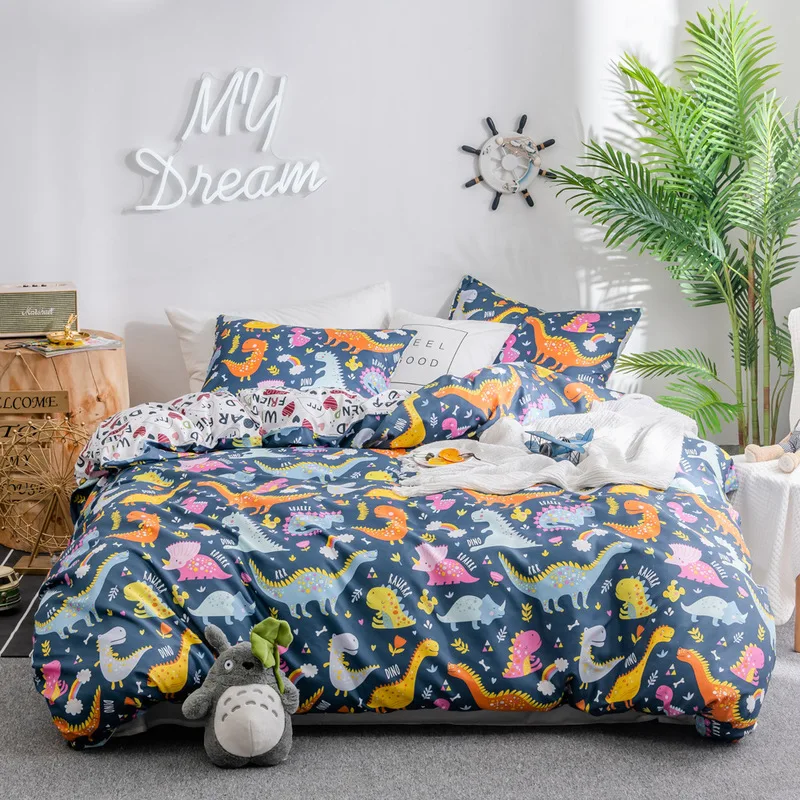 

Retro Light Luxury Bedding Set 3Pcs/Set Pillowcase & Duvet Cover Sets Cotton Bed Set Home Bed Textile Products Roupa De Cama