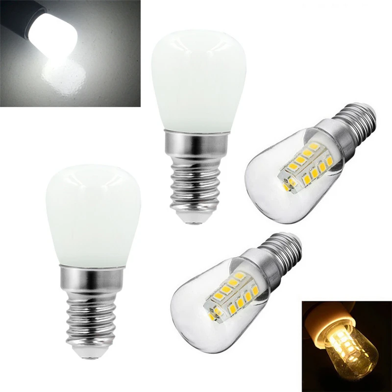 

LED Light Bulb 3W 6W E14 LED High Bright Glass Shade Lamp Cold Warm White Lighting For Sewing Machine Refrigerator