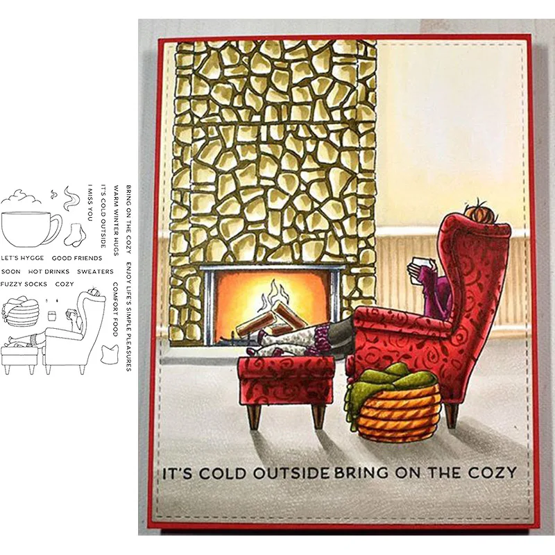 Расслабляющие прозрачные штампы для скрапбукинга и бумажных открыток 2020 Новый