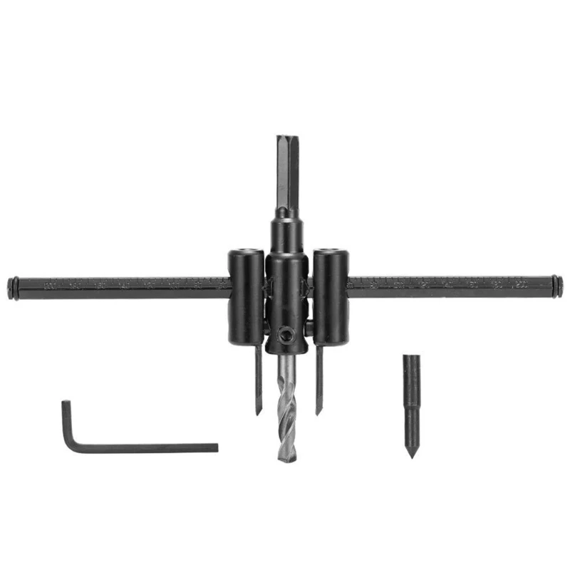 

Adjustable Wooden Circular Hole Saw Tool Kit Cordless Drilling Tool Hole Opener