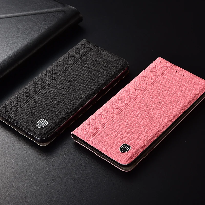 Чехол-книжка для Meizu Note 9 кожаный флип-чехол с рисунком в клетку Note9 чехол s Coque |