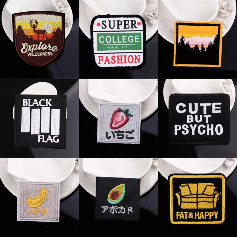 Нашивки для одежды наклейки с изображением пищи пейзажа | Дом и сад