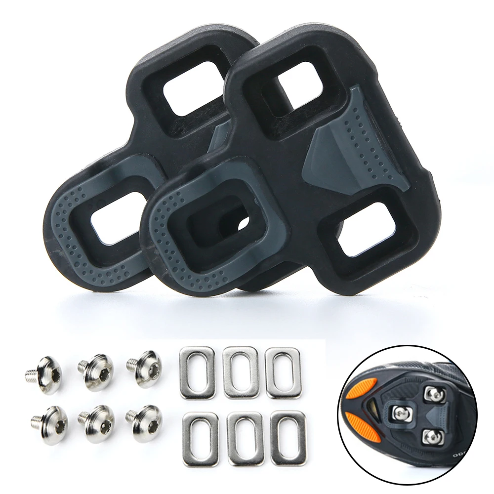 

Road Bike Cleats For LOOK KEO Pedal 4.5 Degree Float Bike Bicycle Cleats With Looking Self-Locking System Cycling Pedals Shoes