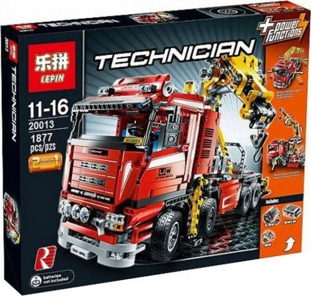 Конструктор Lepinblocks Technics Грузовой кран-Technic совместим с Лего 8258 LN-20013 | Игрушки и