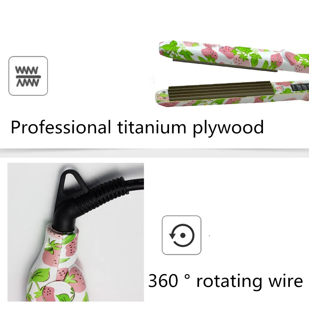 Профессиональные гофрированные щипцы для завивки волос кукурузная пластина