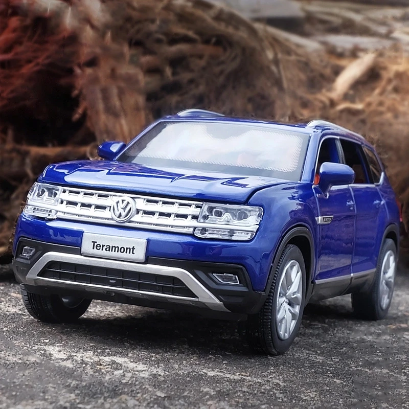 

1:32 Volkswagen Teramont модель автомобиля из сплава, Литые металлические игрушечные автомобили, модель автомобиля, коллекция имитации звука светильн...