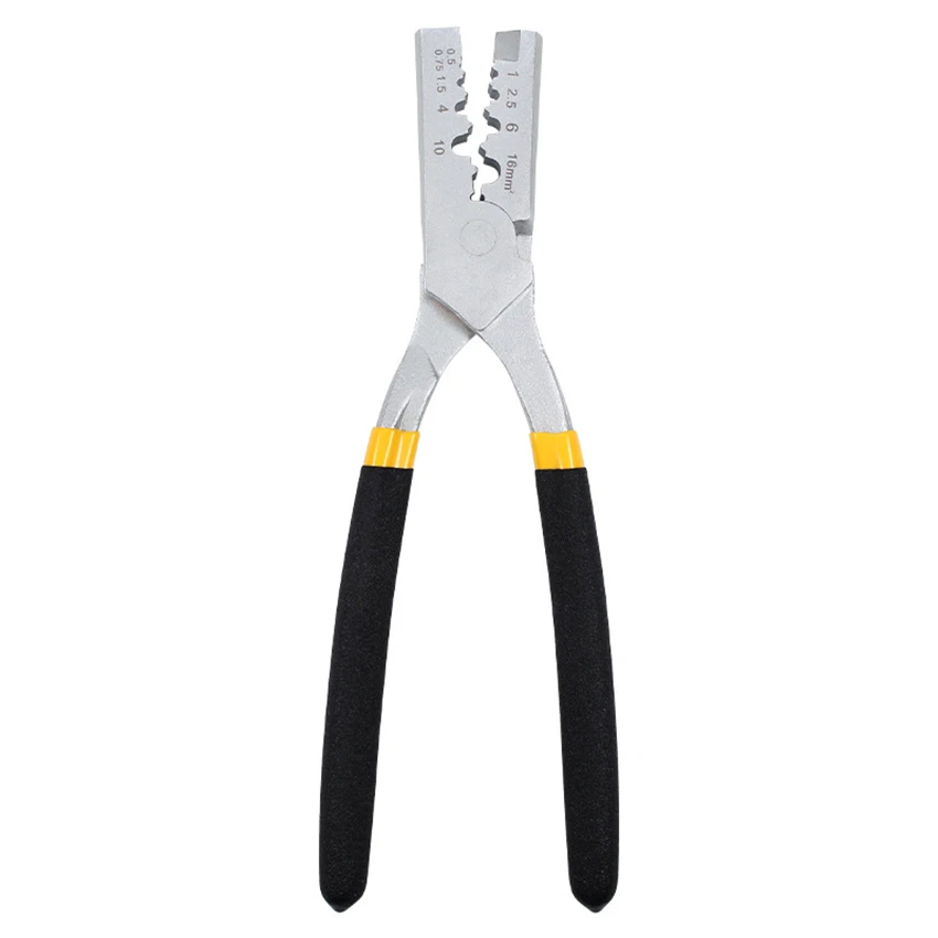 

Crimping Tool for Insulated Electrical Connectors, 0.5-16mm2 Wire Crimper, Small Crimping Pliers Terminal Crimper