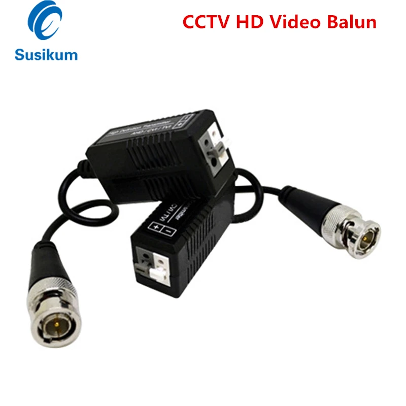 

1080P, Пассивный видеоролик, HD адаптер трансивера CCTV BNC, витая пара для камеры 2 Мп, AHD, CVI, TVI