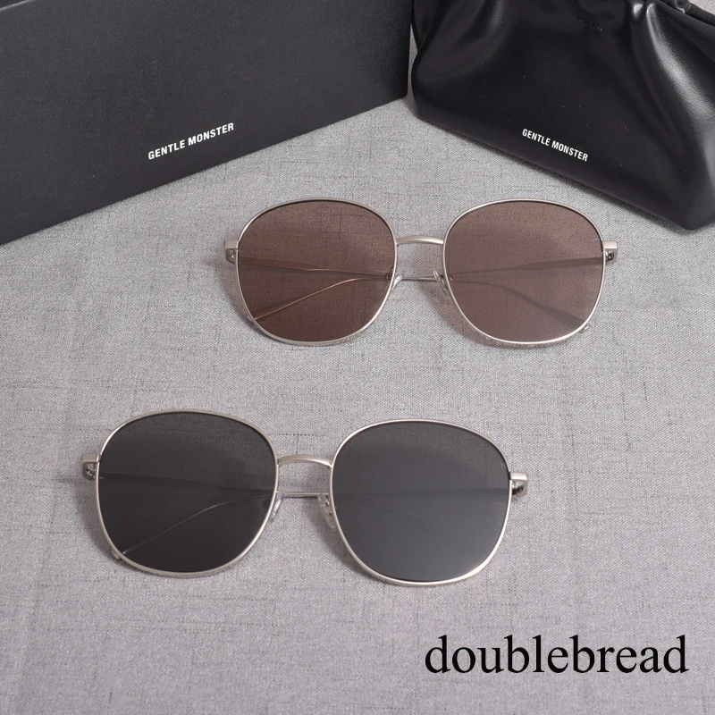 

Солнцезащитные очки в круглой металлической оправе UV400 для мужчин и женщин