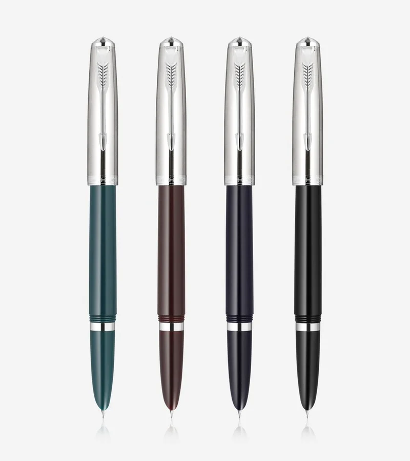 Ручка перьевая JinHao 86 черная/зеленая 0 38 мм 4 цвета | Канцтовары для офиса и дома